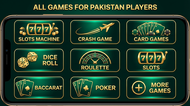 Main screen of pak786 games page for PK players - 4